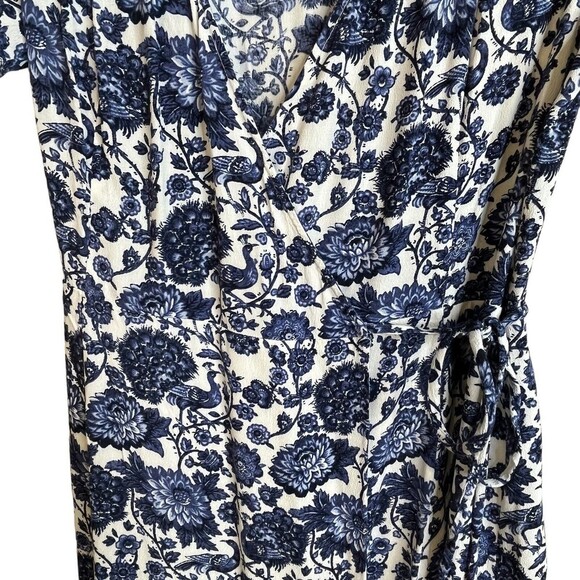 & Other Stories Mini Wrap Dress In Floral Lucia Print - Picture 9 of 16